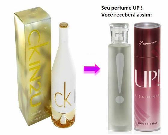 Perfume feminino 50ml UP! 36 CK in2u Her