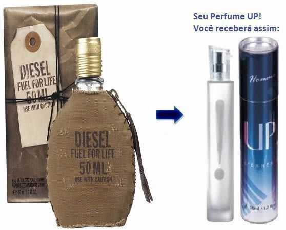 Perfume masculino 50ml UP! 37 Diesel Fuel For Life